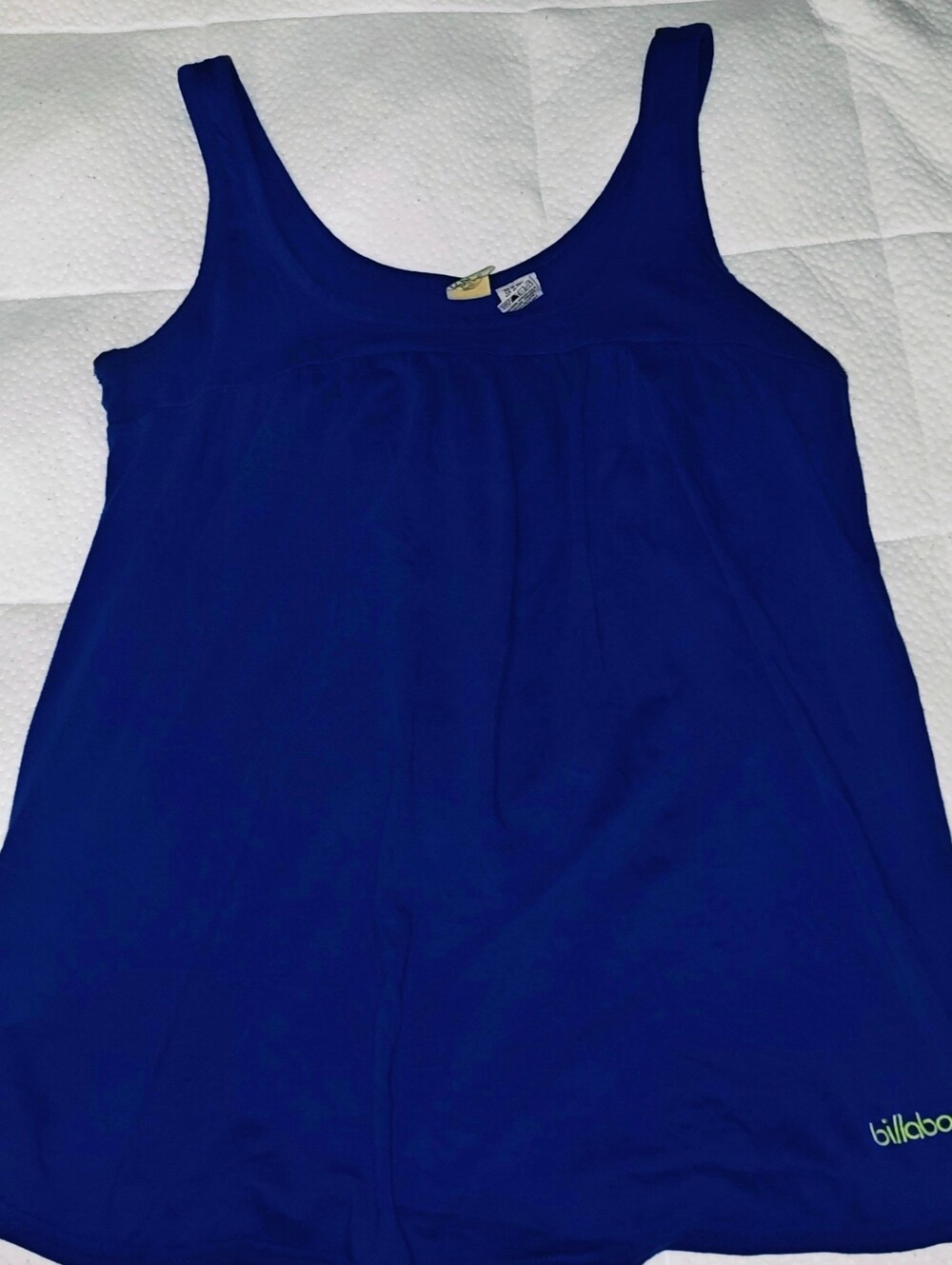 Y2K Billabong Royal Blue Classic Layering Style Tank Top